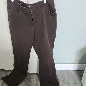Brown Flared Pants